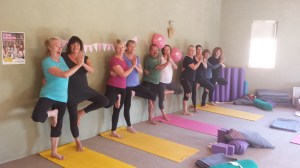 Pink yoga in Randwick